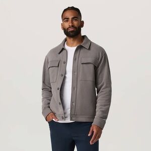 NWT Vuori Men's seaside shirt jacket in Cavern Gray L